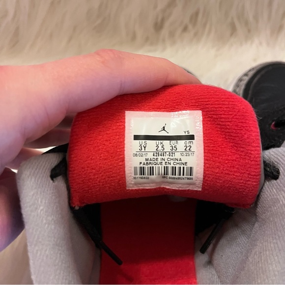 Nike Air Jordan 3 Retro OG PS Black Cement 3Y - Picture 10 of 13